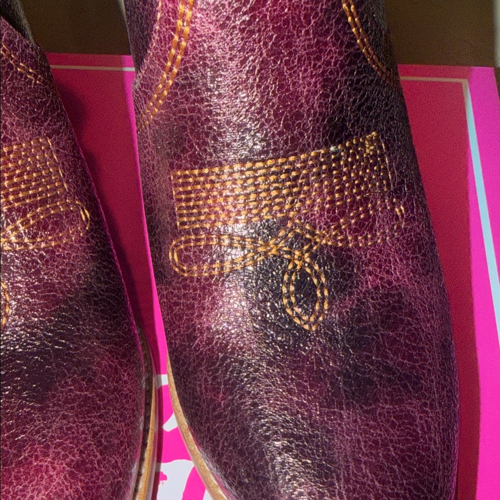 Corkys Hey Girl Smoke Show Ankle Booties in Wine - Picture 7 of 7